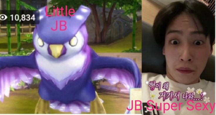 Anny888T's tweet photo. ตาโต🦉เหมือนกัน😆😆 เข้าใจๆ น้องมอบตำแหน่ง Little ให้พี่บี LittleJB🎉🥳น่ารักๆ🌴🐍🥰💚💚💚
@JAYBDEF___
@BamBam1A
@GOT7Official
#BanBam #JB
#BamBamxTheSims4Round2
#BAMBAMxThesims4
#BAMBAMxABYSS
#LittleJB
#GOT7 #IGOT7
#IGOT7forever https://t.co/POTS5qn8Jh