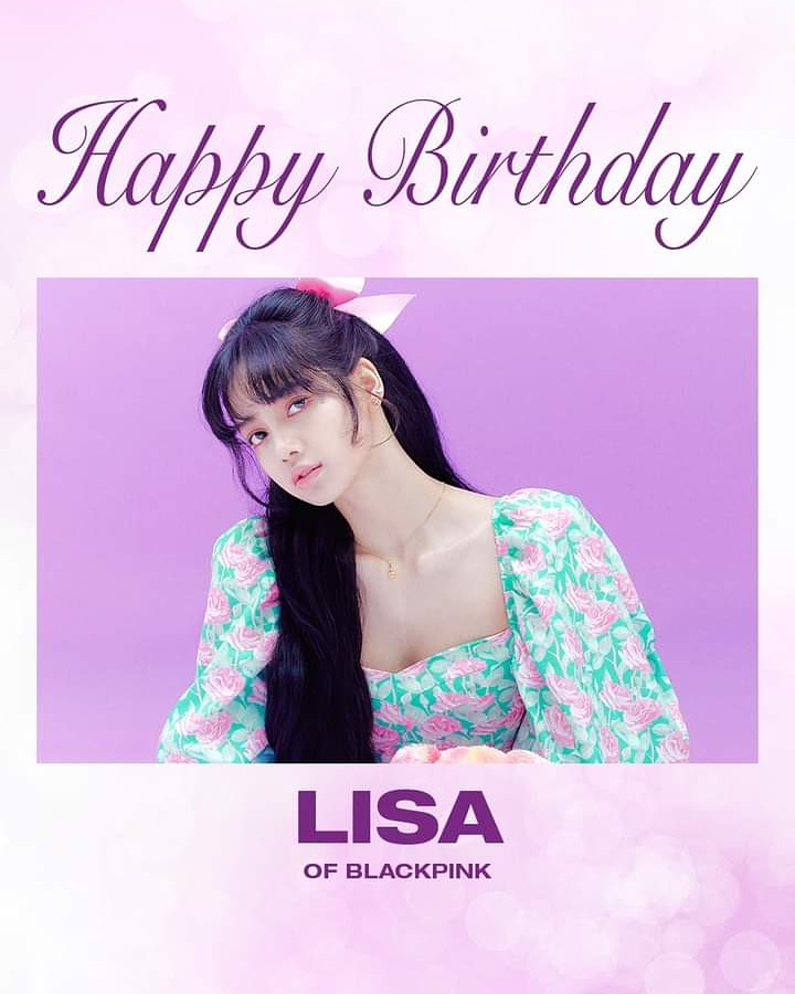 Itsalynacrg's tweet photo. Happy Birthday Lili🎉♥️#TheLalisaDay https://t.co/SM9KXDMEHp
