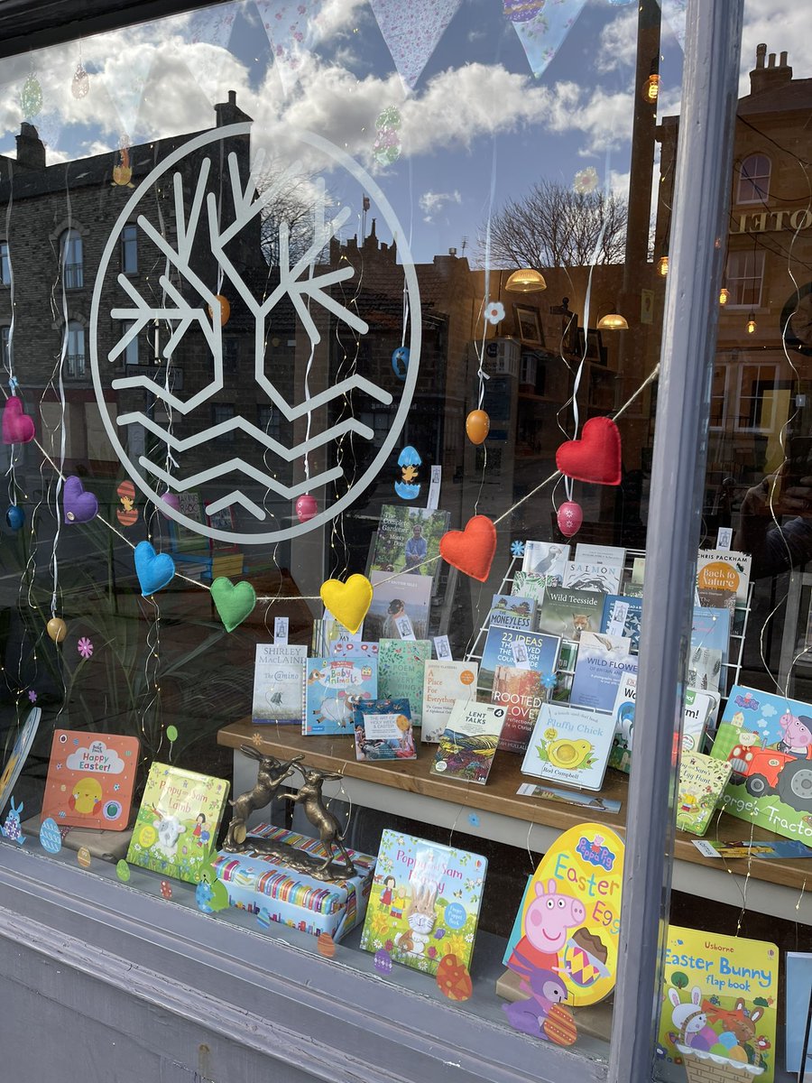 chapter1loftus's tweet photo. Today was #windowchangeday we have set up the #easter display which will be the last one before the shop goes back to normal ready for reopening on the 12th April 2021 🐣until then we are in the shop Wednesday to Saturday from 10am to 4pm for #clickandcollect #indieloftus https://t.co/Asmf1Wei9U