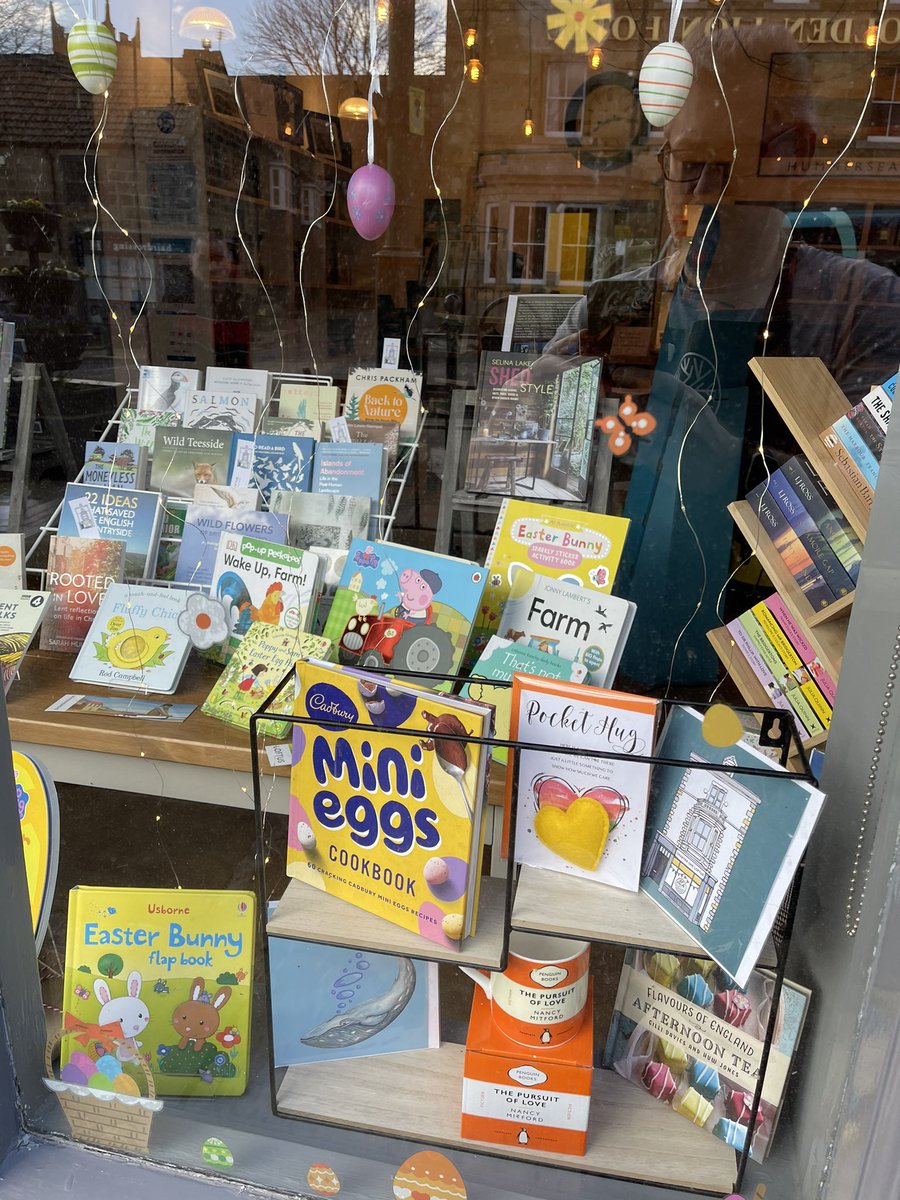 chapter1loftus's tweet photo. Today was #windowchangeday we have set up the #easter display which will be the last one before the shop goes back to normal ready for reopening on the 12th April 2021 🐣until then we are in the shop Wednesday to Saturday from 10am to 4pm for #clickandcollect #indieloftus https://t.co/Asmf1Wei9U