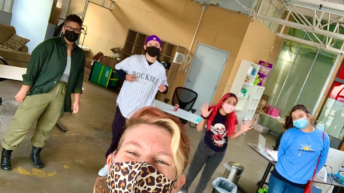 SV2Colorado's tweet photo. We were had our first in-person Leadership Team meeting since 2020! 😷 

We brainstormed how to use our Listening Campaign to make real change for students, and discussed #StudentVoice in @denverpublicschool’s Superintendent Search 📢 

#EdColo #SpringBreak #OnlineLearning #DPS https://t.co/MJ89SLiaLT