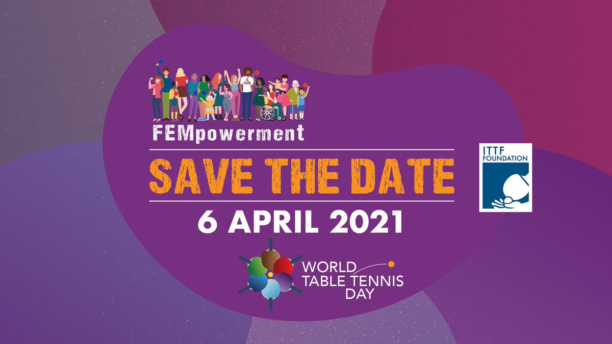 The 6th of April is World Table Tennis Day. We are celebrating World Table Tennis Day with a Women in Sport event, virtually at home.

Check our video on Facebook, with our female players and coaches giving out more details on our event 🏓

Facebook: fb.watch/4tIN9EEbQj/
#WTTD