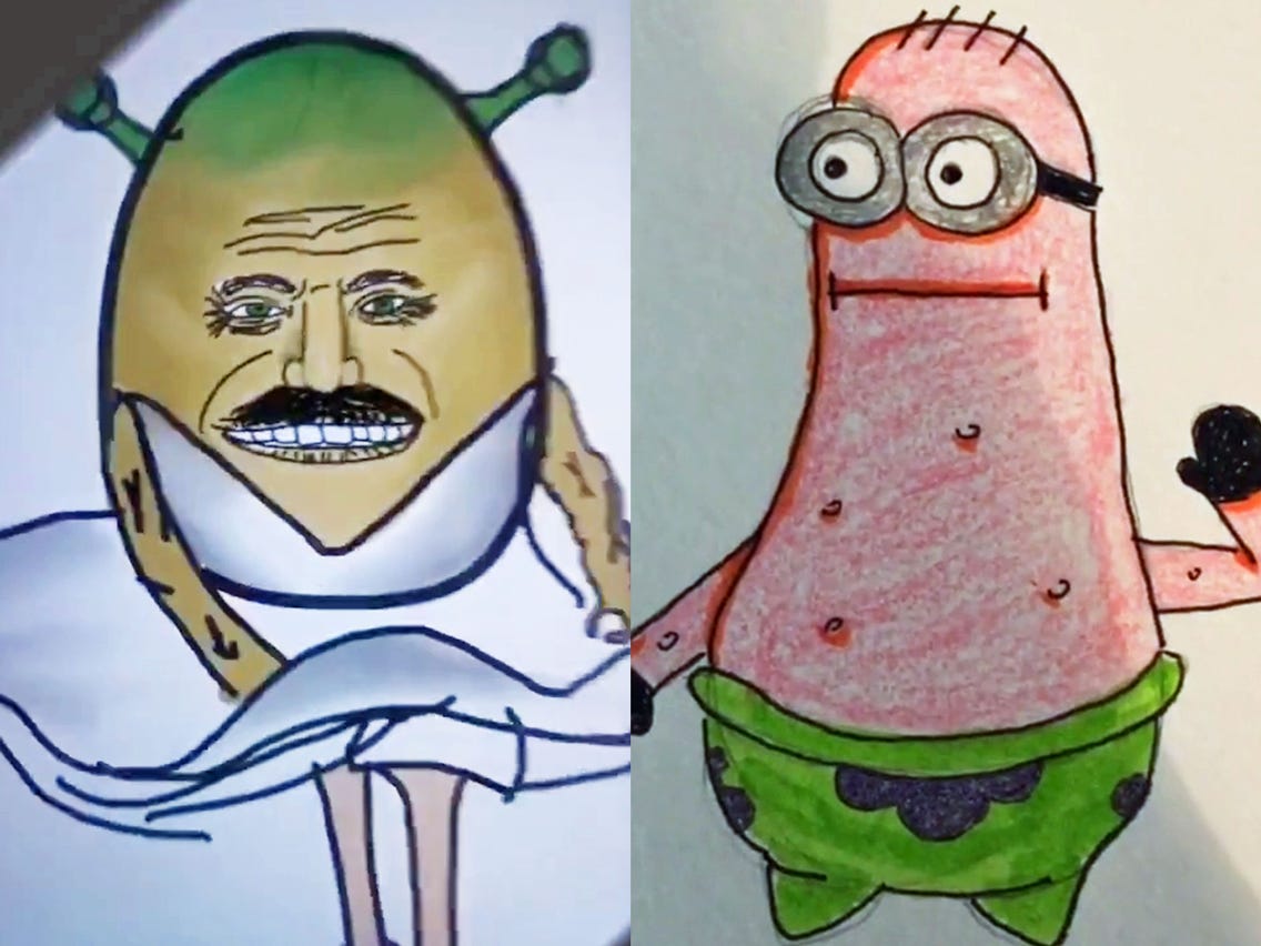 FeelingFrothy's tweet photo. Picture time! #art @DrPhil @Minions https://t.co/IYqxDz5YoA
