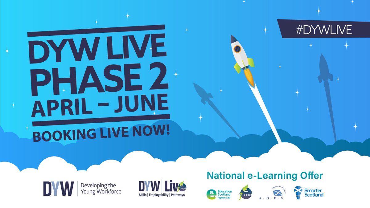 eSgoil's tweet photo. Following the success of the DYW Live pilot, we are happy to announce that a second eight-week programme will run from April 26th to June 18th. Go to https://t.co/aIRr8dKDCJ
to find full information for our courses and register your interest!
#DYWLive #NeLO https://t.co/bqqCyn83d4