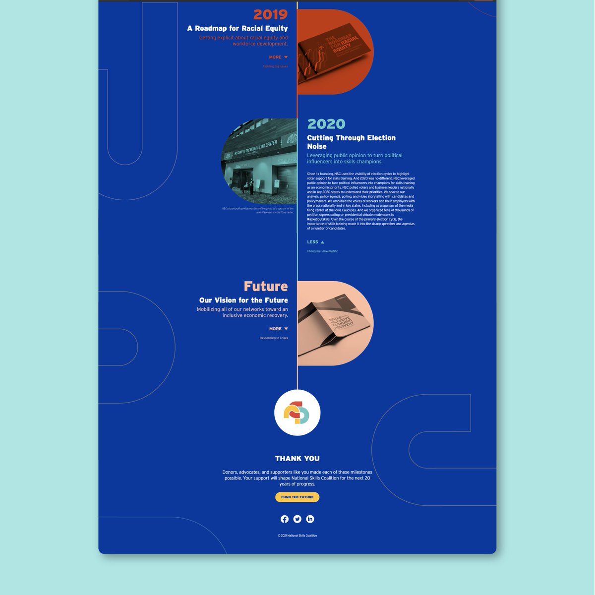 Eighty2degrees's tweet photo. Congratulations to @SkillsCoalition for 20 years of championing America's workforce! We're thrilled to have created their digital impact report with @LightningFruit , which showcases NSC's history, accomplishments, and vision for the future. https://t.co/IvjzAYAs5y