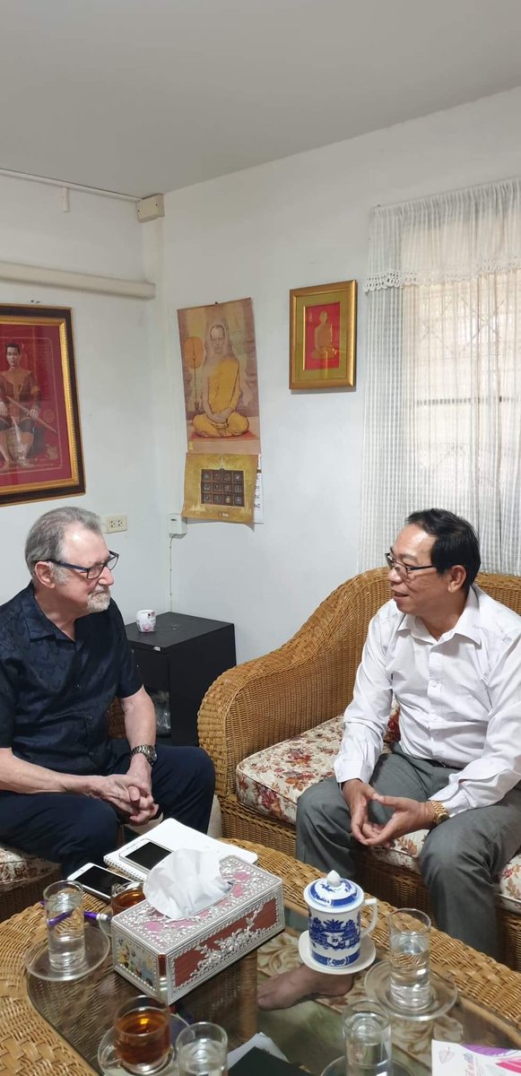 Spent a wonderful four hours with RCSS chairman Yawk Serk, including a relaxed lunch. But he is strong in his interview: the Myanmar military must be held accountable for their crimes against humanity. And offers guarded support to the CRPH. Read my report In Irrawaddy.