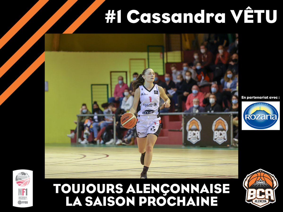 usbda61's tweet photo. ⚠️ NF1 ⚠️

Cassandra n’a pas vécu la période d’inactivité de la même manière que ses coéquipières. Les soucis de blessure font maintenant partie du passé et c’est le couteau entre les dents que la métronome de notre équipe attaquera la prochaine saison avec beaucoup d’ambitions. https://t.co/R5W9YHLoLP