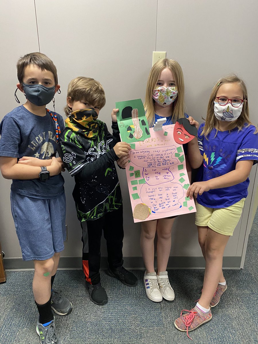 mrswalker_2's tweet photo. These rangers worked SO hard in their book club this week. After reading a funny book about Mayo together they showed off all their reading skills by creating a pop up poster! #wilsonway https://t.co/htGD5CLqbu