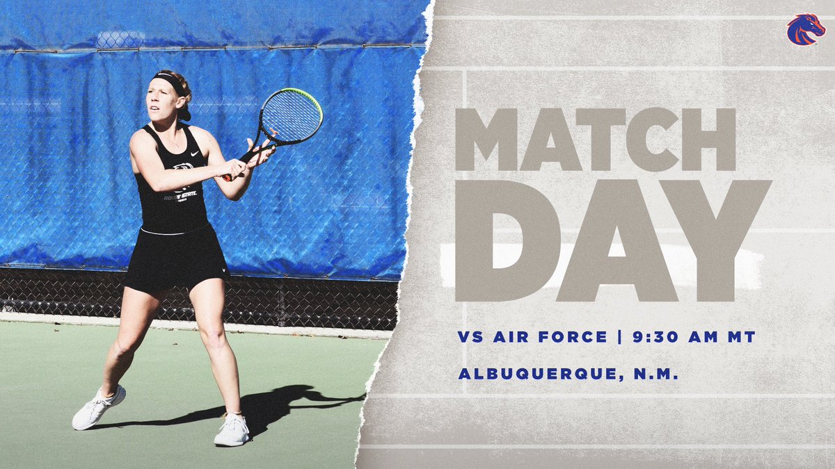 BroncoSportsWTN's tweet photo. MATCH DAY 🤩

⏰: 9:30 am MT
🆚: Air Force
📍: Albuquerque, N.M.
📊: https://t.co/etRNmHuNno

#BleedBlue https://t.co/a4WVV0xlUf
