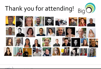 BigO_Project's tweet photo. Lots of interesting presenations and discussions during the BigO Clsoing Webinar today. Thank you all for joining!

#ChildhoodObesity #CitizenScience #BigData https://t.co/z2B00YLEPu