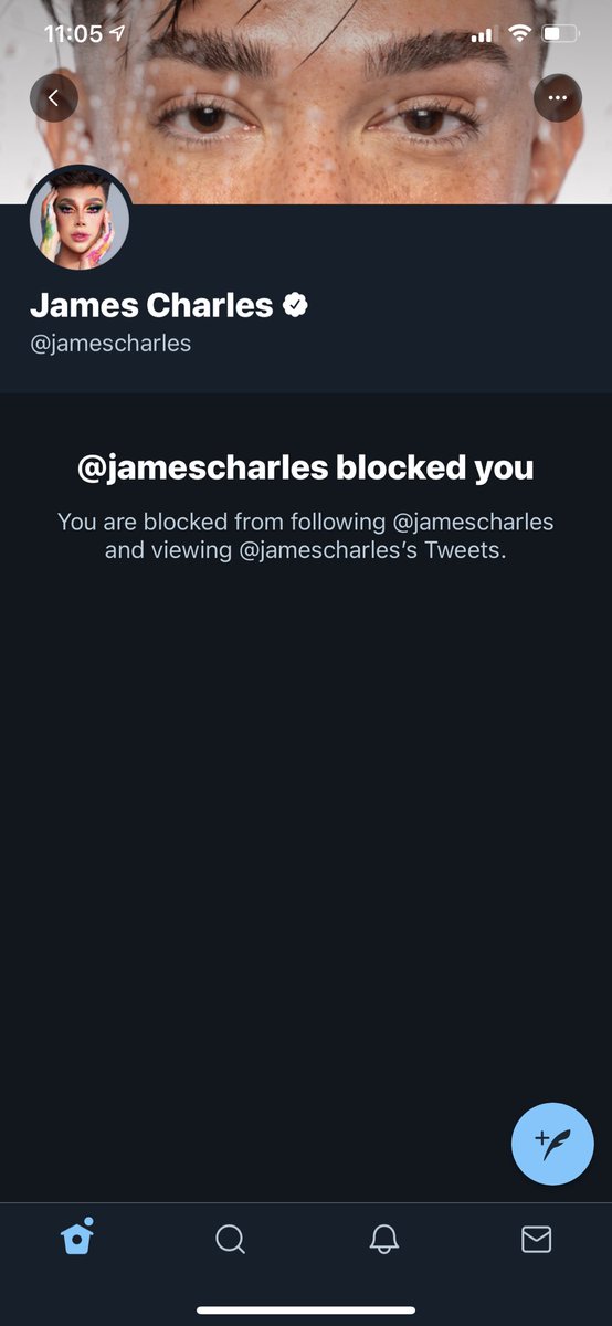 TristenWilding's tweet photo. @jamescharles admitting guilt or? https://t.co/ZMaf0749Xy