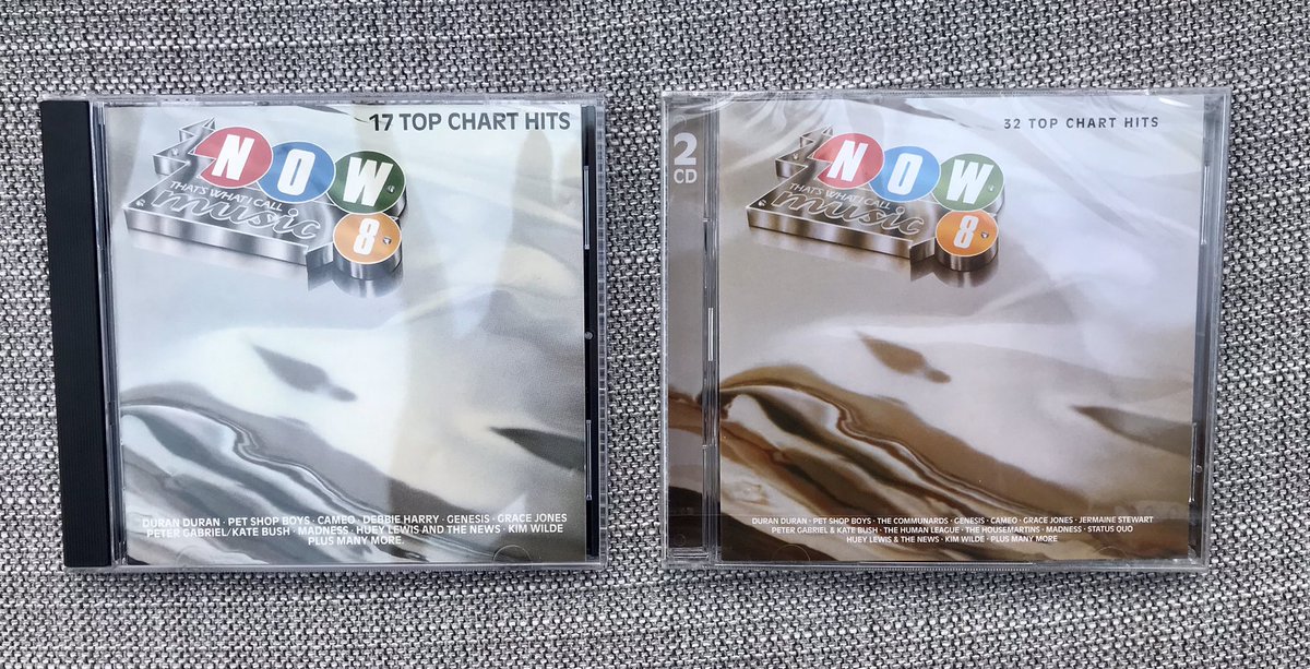 Andrewsccll's tweet photo. @NOWMusic Then (1986) and #Now!  #Now8 #CD   Thanks so much for releasing......now that’s what I call music!  🐷 🎵 🎶  🐓 https://t.co/2ufyCl8bFB
