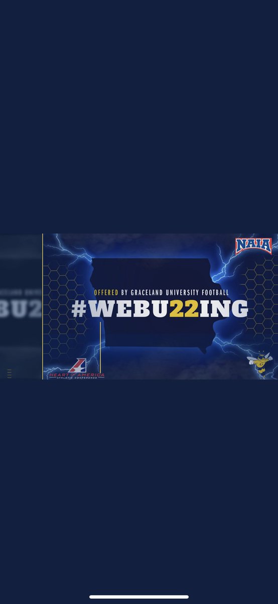 truly blessed to receive my first offer from <a href="/GracelandFB/">Graceland Football</a> 🙏🏽💯 @PblakesF <a href="/CoachAlShipman/">Al Shipman</a> <a href="/MaxMilyon/">Nate Robinson</a> <a href="/EraPrep/">New Era Prep</a>
