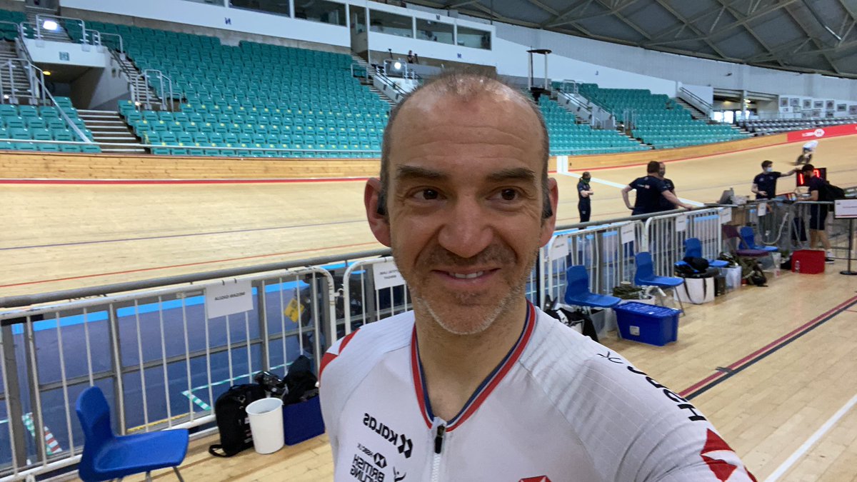 WBjergfelt's tweet image. Loving track life today 😜😎💥👊 @BritishCycling @Kalasltd #recoveryweek