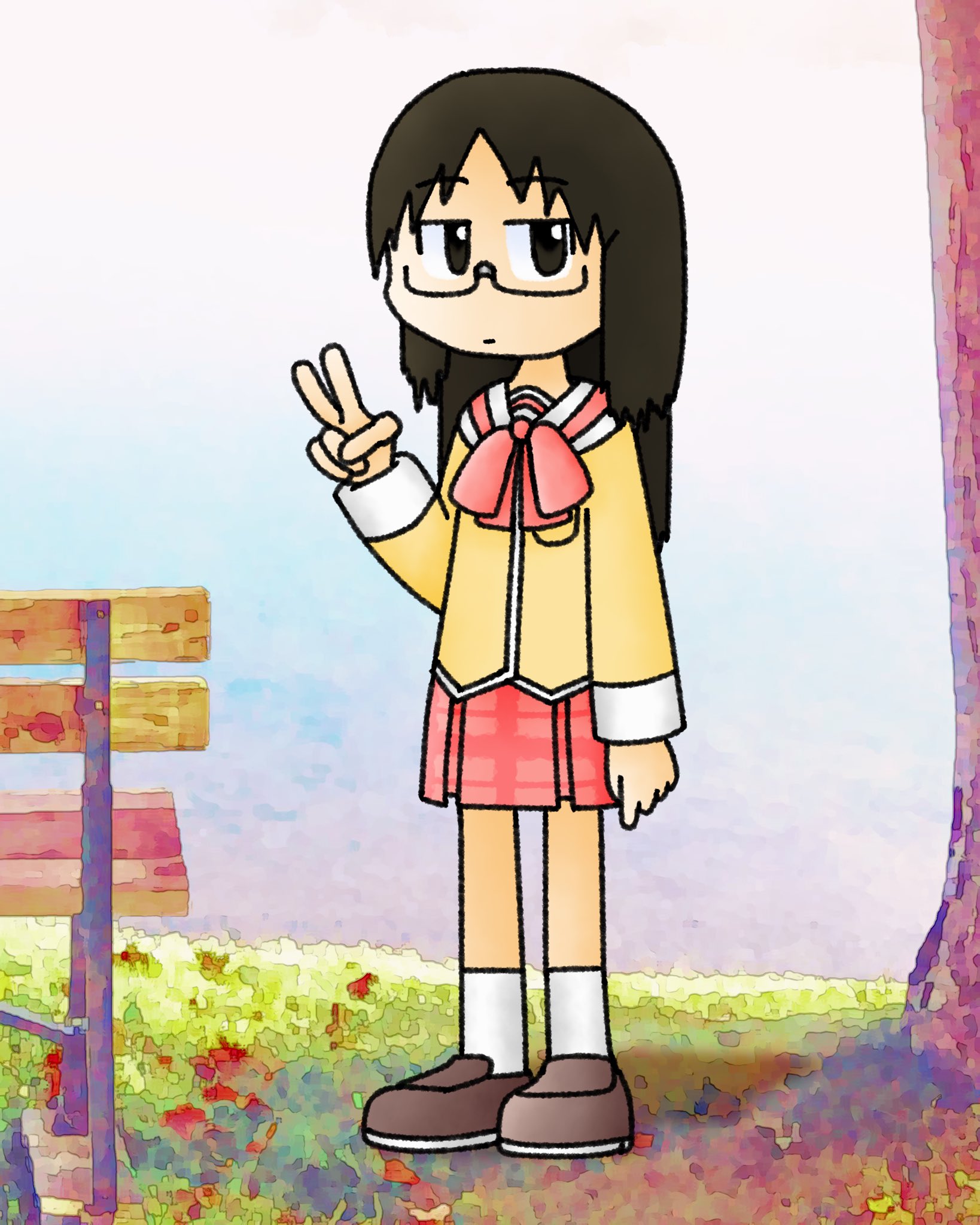 Duo The Troll Queen 日常 Nichijou 水上麻衣 Mai Minakamimai Art Fanart Artistontwitter T Co Nlg4lpkkzs Twitter