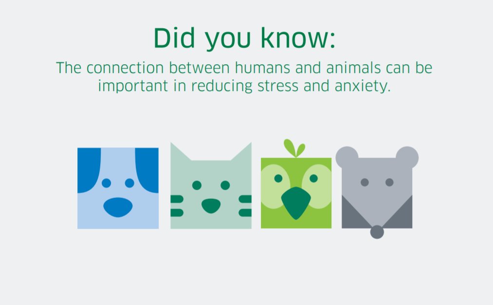 The #COVID19 pandemic has created disruptions in our lives that can cause feelings of stress and anxiety. These feelings are normal. Check out this infographic from <a href="/CCSACanada/">CCSA</a>, <a href="/PawsStress/">PAWSYourStress</a> &amp; us to see how animals can help you cope bit.ly/2YcNgvi