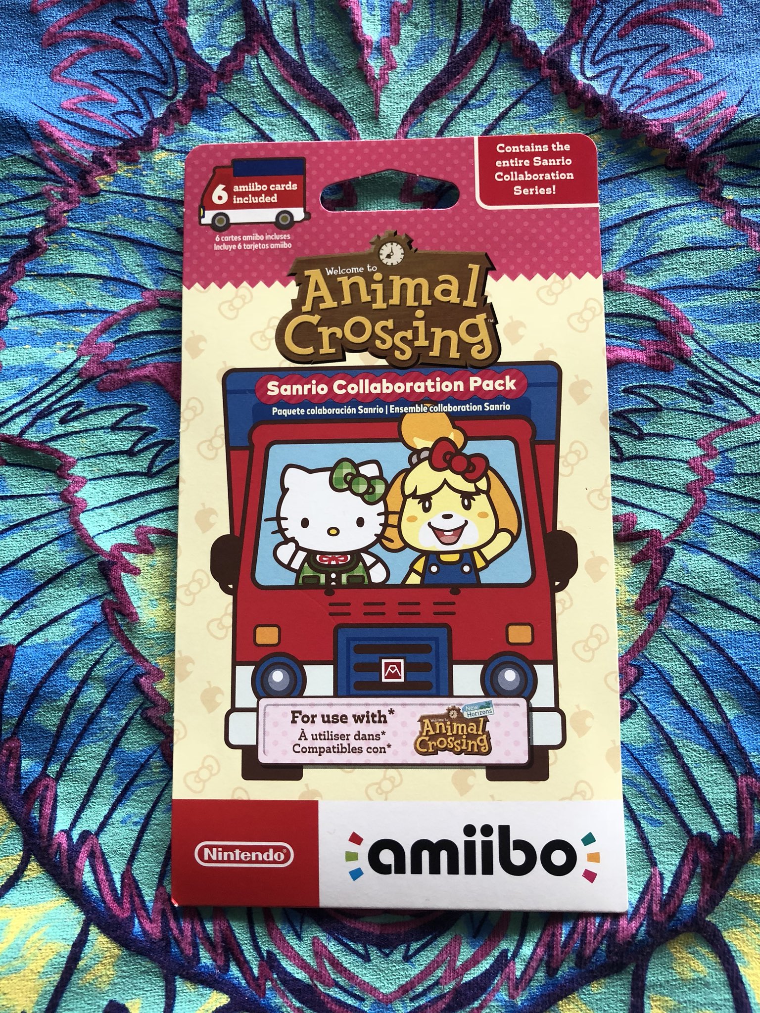 Cartes Amiibo Nintendo Animal Crossing - Série 5 - Lot de 6 cartes