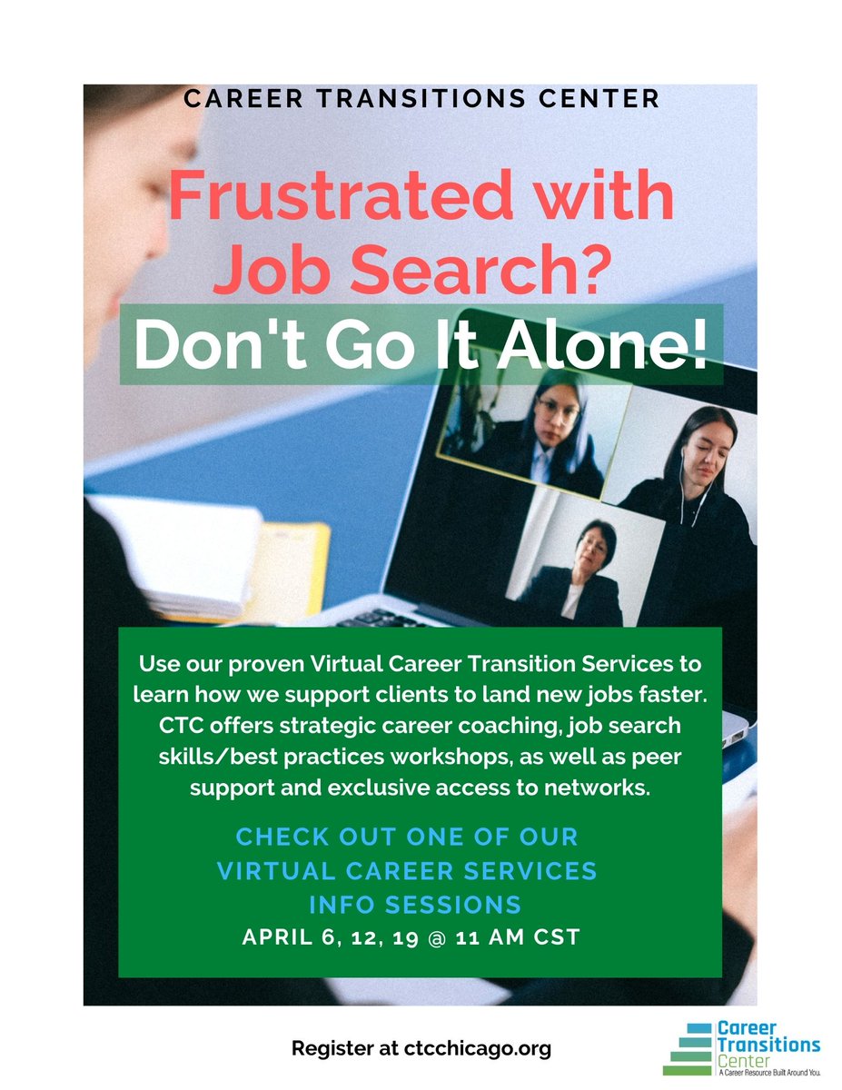 Discover how we support Clients to approach job search DIFFERENTLY and more effectively. Register here to attend an INFO Session
Register here: ow.ly/UrZH50E7Xx1