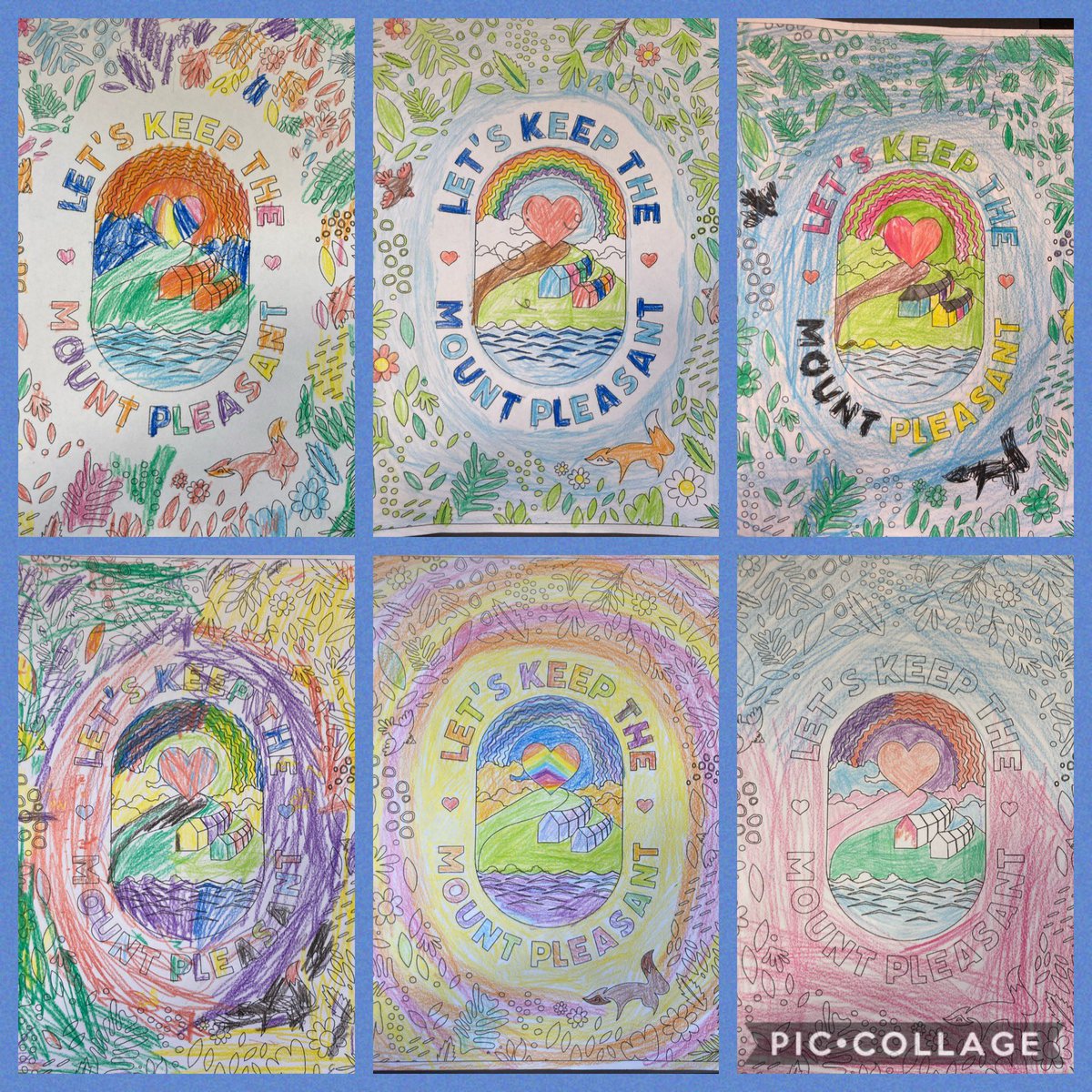 TerraceRoad's tweet photo. Some of our #TRPwrens pupils are excited to be entering the Mount Pleasant colouring competition by #FreshCreativeCo. #TRPcomm #TRPexpressive #TRPeco https://t.co/rMWNvqL1CD