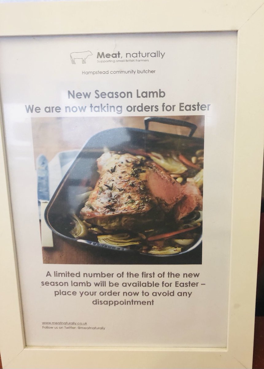MeatNaturally's tweet image. Easter is early this year, remember to order your new season lamb