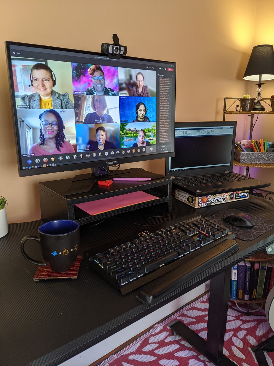 HeatherGorr's tweet photo. "Everything you do is perfect. Even if you mess up. No matter what adversity you face you can still be amazing engineers, mathematicians.. and anything you want to be" Inspiring intro @LWH_Bos with a quote from @astrotoya #shelovesmatlab #WomensHistoryMonth #WHM2021 https://t.co/EmICuV8qWB