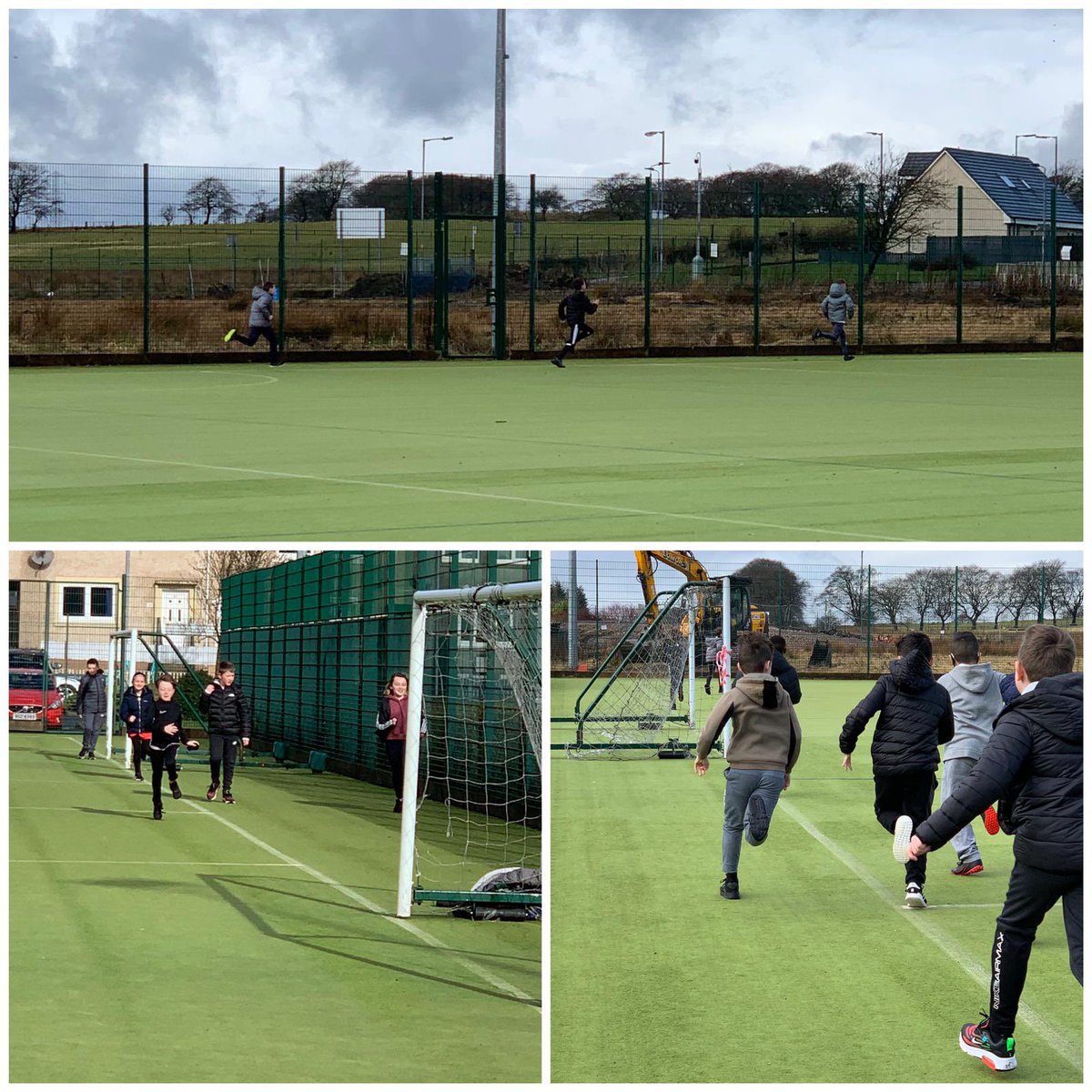 StDavids4's tweet photo. Wow! What an effort from Primary 6 despite the weather during their Cross Country in aid of St Andrew’s Hospice! Well done everyone 💙🤍🖤🌟🌟🌟👏🏼👏🏼👏🏼 #CouchToCrossCountry @NLActiveSchools @StAndrewHospice #teamstdavids https://t.co/Iv1LerYaFH