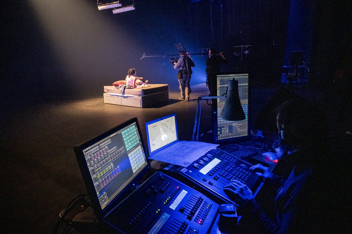 We can't replace the feeling of our audience gathering in the foyer 🥂 or the anticipation as the lights go down💡But we are looking forward bringing audiences together at home for #TheMacbethsFilm 📺

Promising an intimate &amp; intense re-imagining of the play, more info soon!