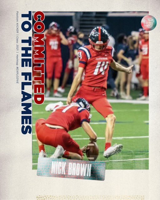 I am blessed and excited to announce that I have committed to Liberty University!!!! 🔴⚪️🔵 #GoFlames <a href="/CoachTBurns/">Tanner Burns</a> <a href="/ericponio/">Eric Ponio</a> <a href="/CoachHughFreeze/">Hugh Freeze</a> <a href="/CHSTitanNation/">Centennial Titans</a>