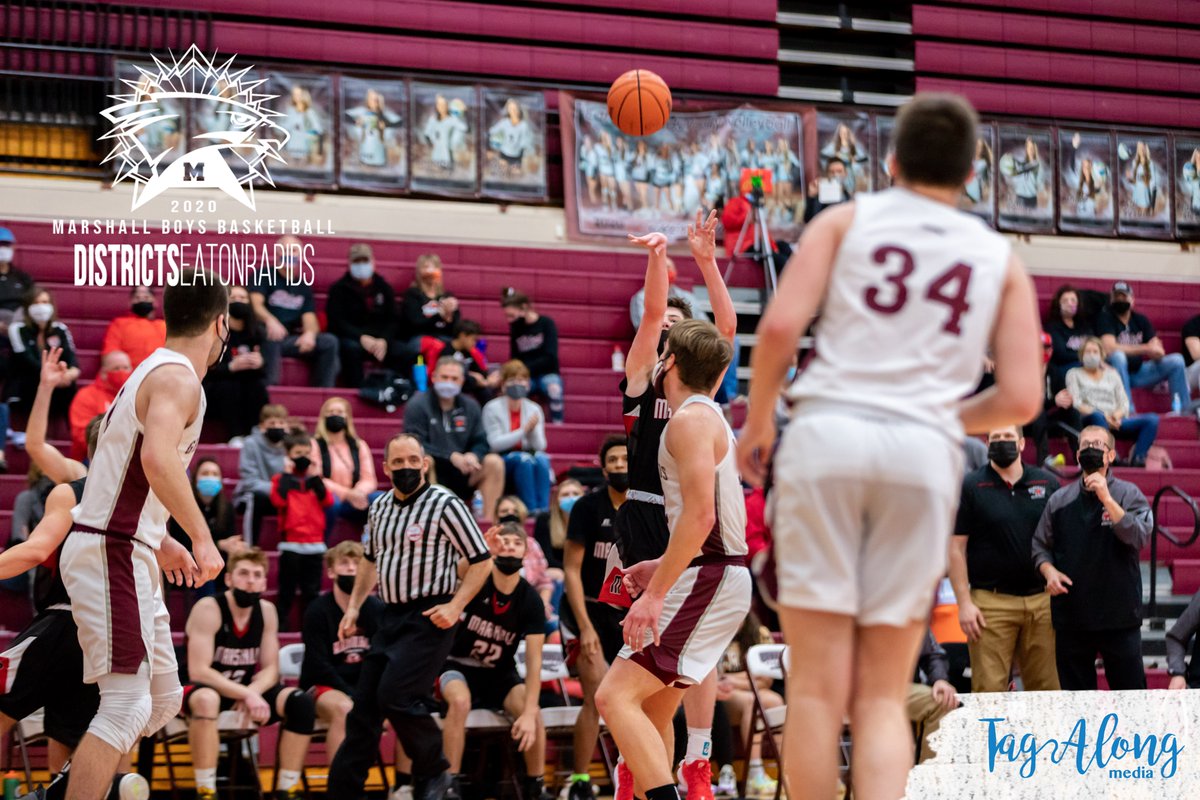 TagAlongMedia1's tweet photo. Marshall Boys Basketball 📸

Districts: Semi-Final
@MHSRedhawks 58
Eaton Rapids 38

Next Up: District Final against @PennfieldAD 
📍: Eaton Raids High School
🗓: March 27, 2021
⏰: 1pm https://t.co/Sdl82WLdNF