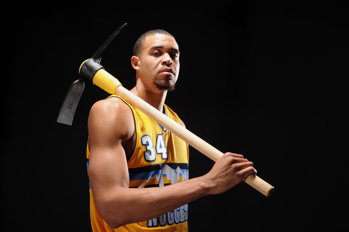 nuggets's tweet photo. He's baaaaaaack 

#MileHighBasketball https://t.co/Ouhiz95TdK