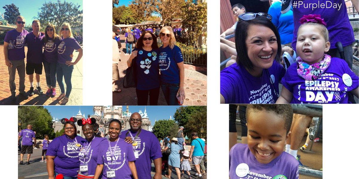 On #PurpleDay, we're sharing past photos from one of our favorite places to turn purple: Disneyland. Show your #epilepsy pride today &amp; put on your purple gear. Every reason to come together as one community is a good one. 💜

#PurpleDay2021
#EpilepsyAwareness
#seizures
#endstigma