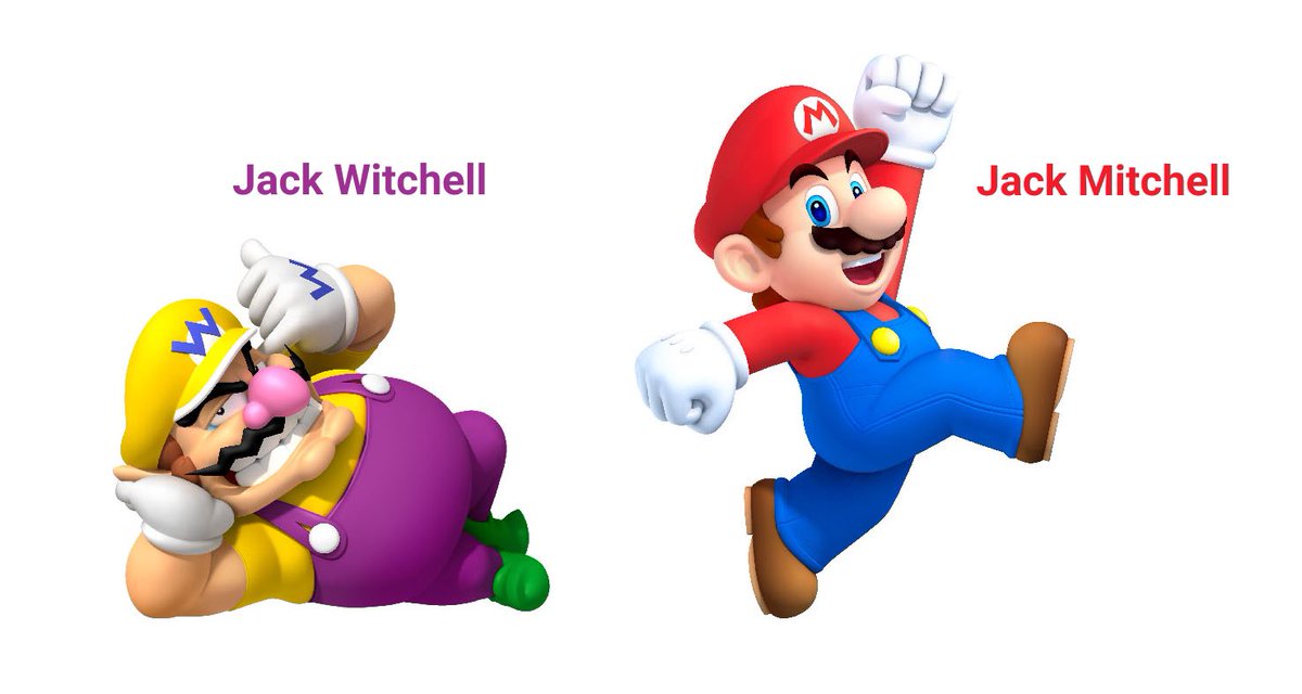 jthomasmitchell's tweet image. I work with a guy called Jack Witchell who I’ve only interacted with through Slack when I sent him this picture. I don’t know much about him, but I know he has to be defeated.