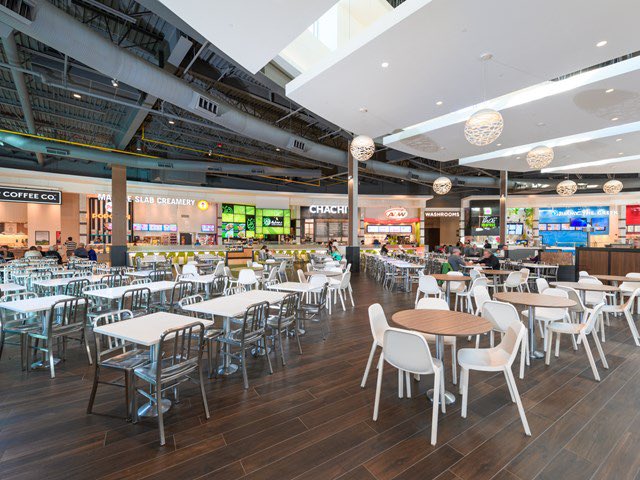 laborincca's tweet photo. Cross Iron Mills is the largest single level Mall in Alberta and we were awarded the task of installing all the millwork for the renovation of their brand new Food Hall. From Banquets to Glass Accent Panels to Column and I-Beam Cladding we did it all!
#LaborInc #Millwork https://t.co/EtZNe0ukYC