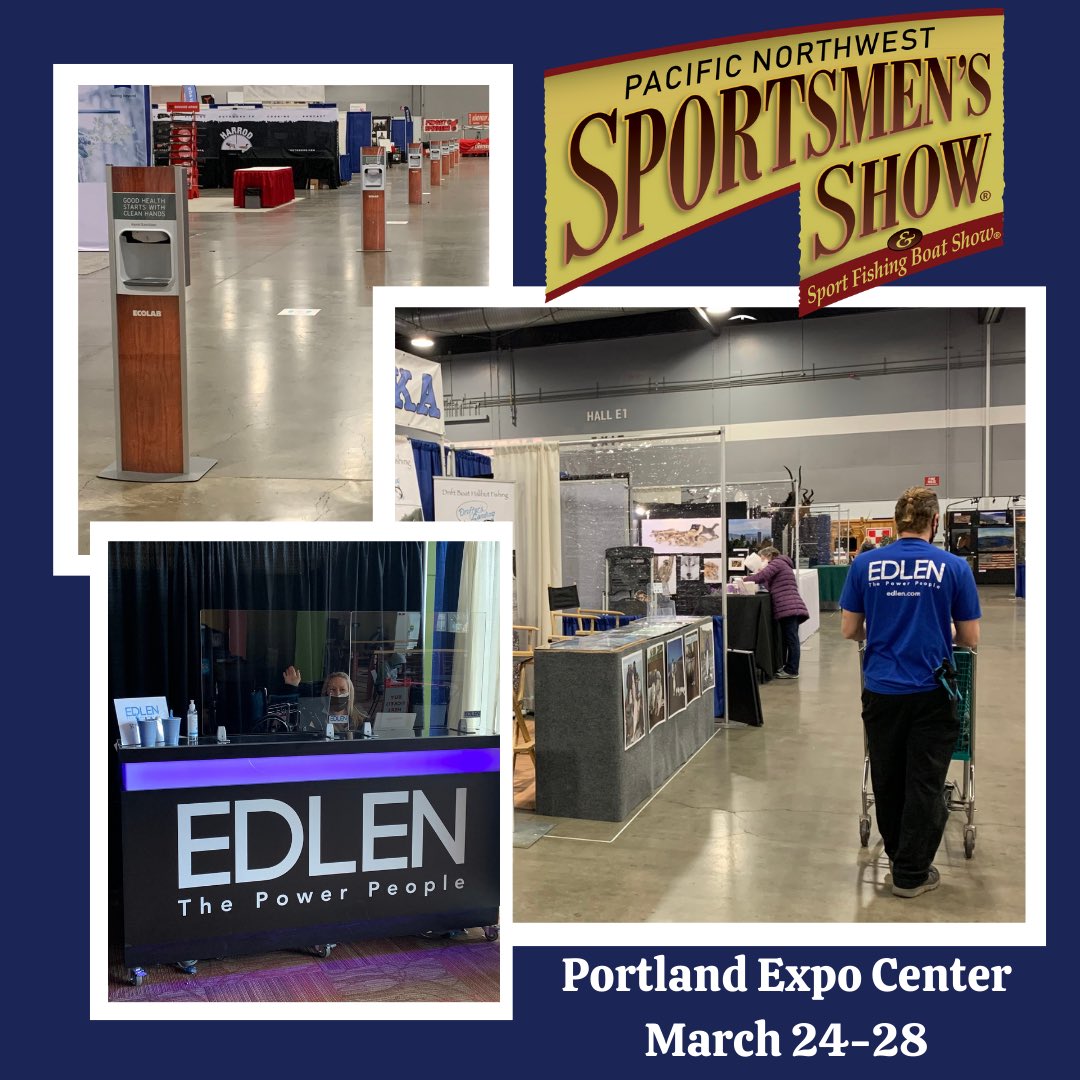 EdlenElectrical's tweet photo. Edlen recently provided power for The Pacific Northwest Sportsmen's &amp; Portland Boat Show at the Portland Expo Center. The event opened this week providing a safe environment where all COVID-19 measures are adhered to by staff, vendors and attendees. #PortlandExpoCenter #Edlen https://t.co/yXF1cnJwxl