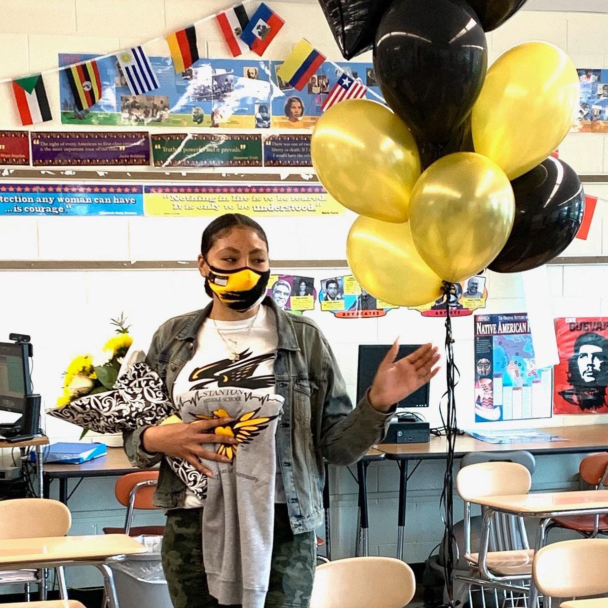 StantonFalcons's tweet photo. Congratulations to Ms. Shayla Perkins, Stanton Middle School’s 2022 Teacher of the Year!!!! @RedClaySchools @thtsMsPerks2U #YayRedClay https://t.co/dR6pdnpHNo