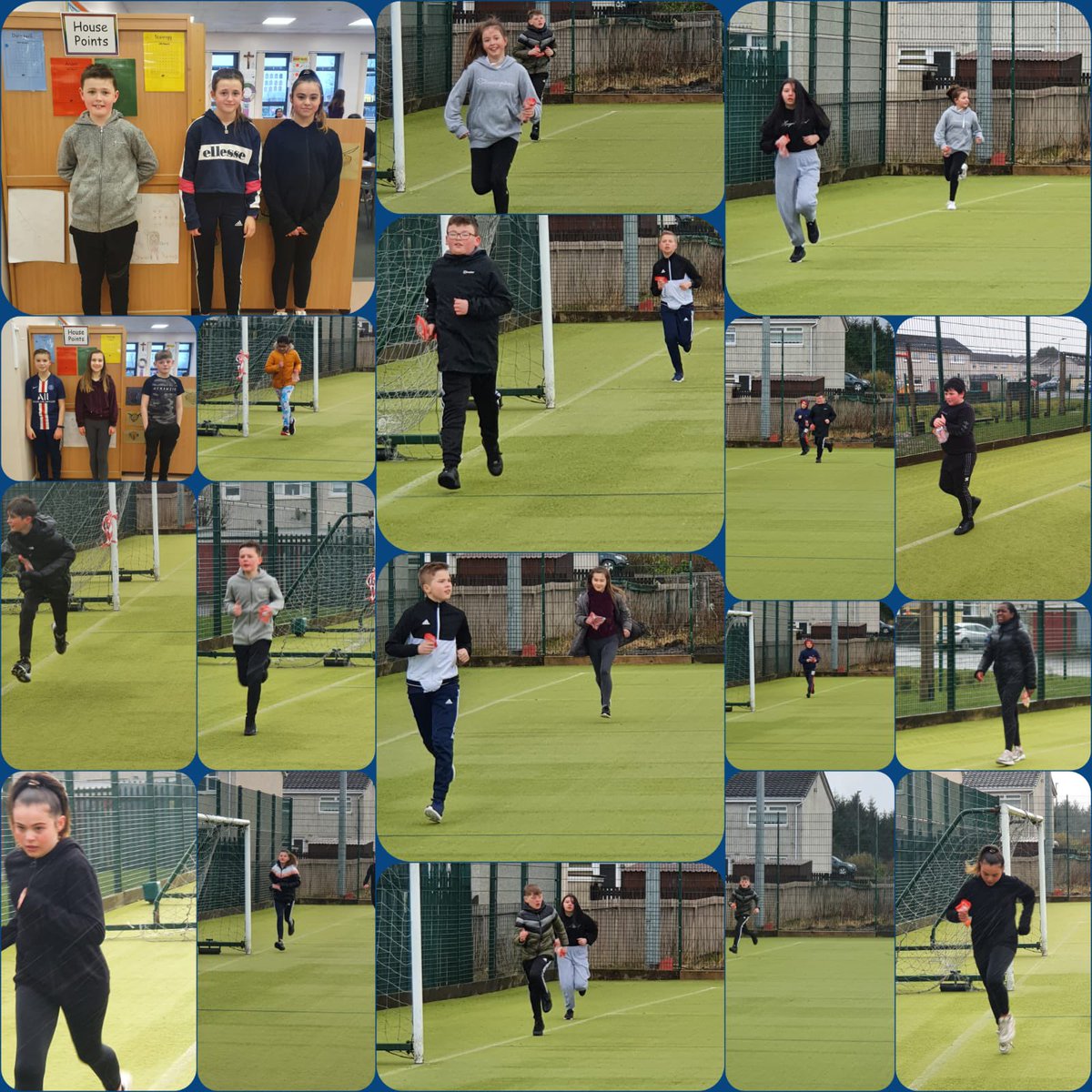 StDavids4's tweet photo. Primary 7 were all up for the challenge today despite the weather during their Cross Country in aid of St Andrew’s Hospice! Well done everyone 💙🤍🖤🌟🌟🌟👏🏼👏🏼👏🏼 #CouchToCrossCountry @NLActiveSchools @StAndrewHospice #teamstdavids https://t.co/TayqGL81sV