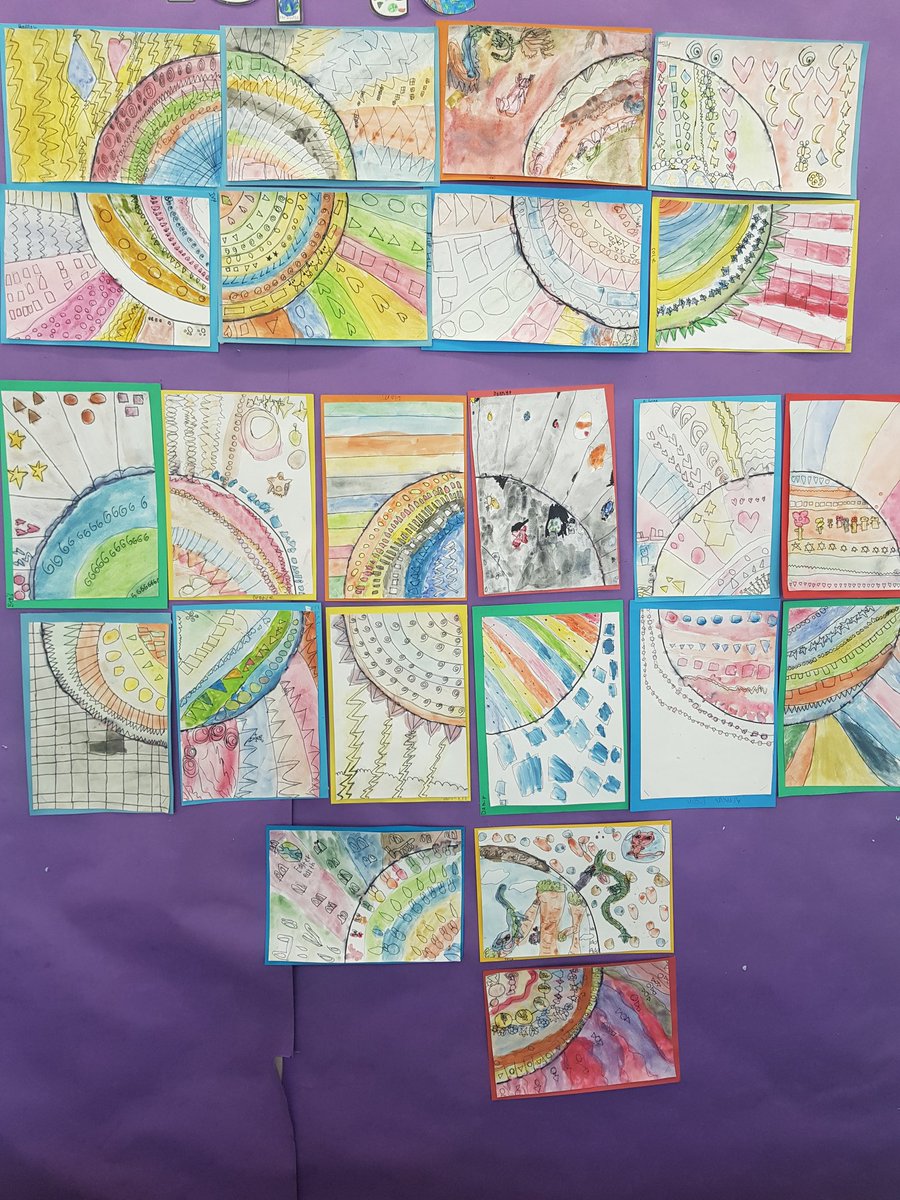 MissPhilip19's tweet photo. P3 have been learning about fractions and collaborative art through this stunning 1/4 circle activity. Alone and together they are a beautiful. 💗 Have a lovely holiday P3. @Stoneywood_1 https://t.co/xnJ9JU98ZB
