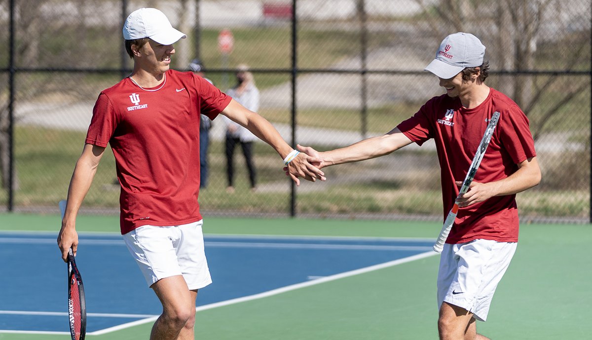IUSAthletics's tweet photo. Men's Tennis: Men's Tennis Defeats Midway 5-2
 - https://t.co/oBdjHyBu9s https://t.co/qXtWrdLEGn