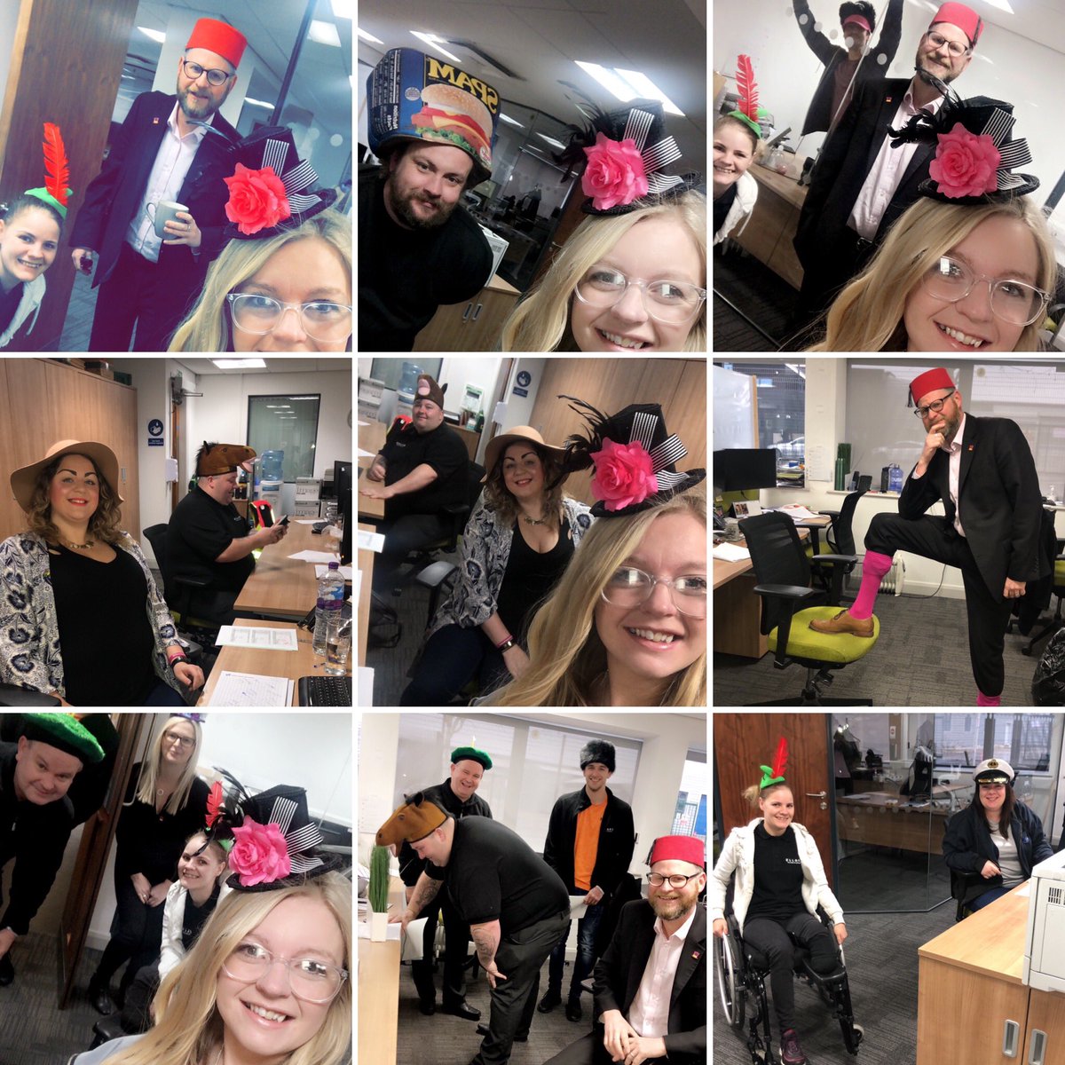 x_danielle27_x's tweet photo. Ellard’s Wear a Hat to work Day 2021 #braintumour #BrainTumourAwarenessMonth #WearAHatDay #WearAHatDay2021 #ellard @braintumourrsch https://t.co/nIE6DxzIiZ