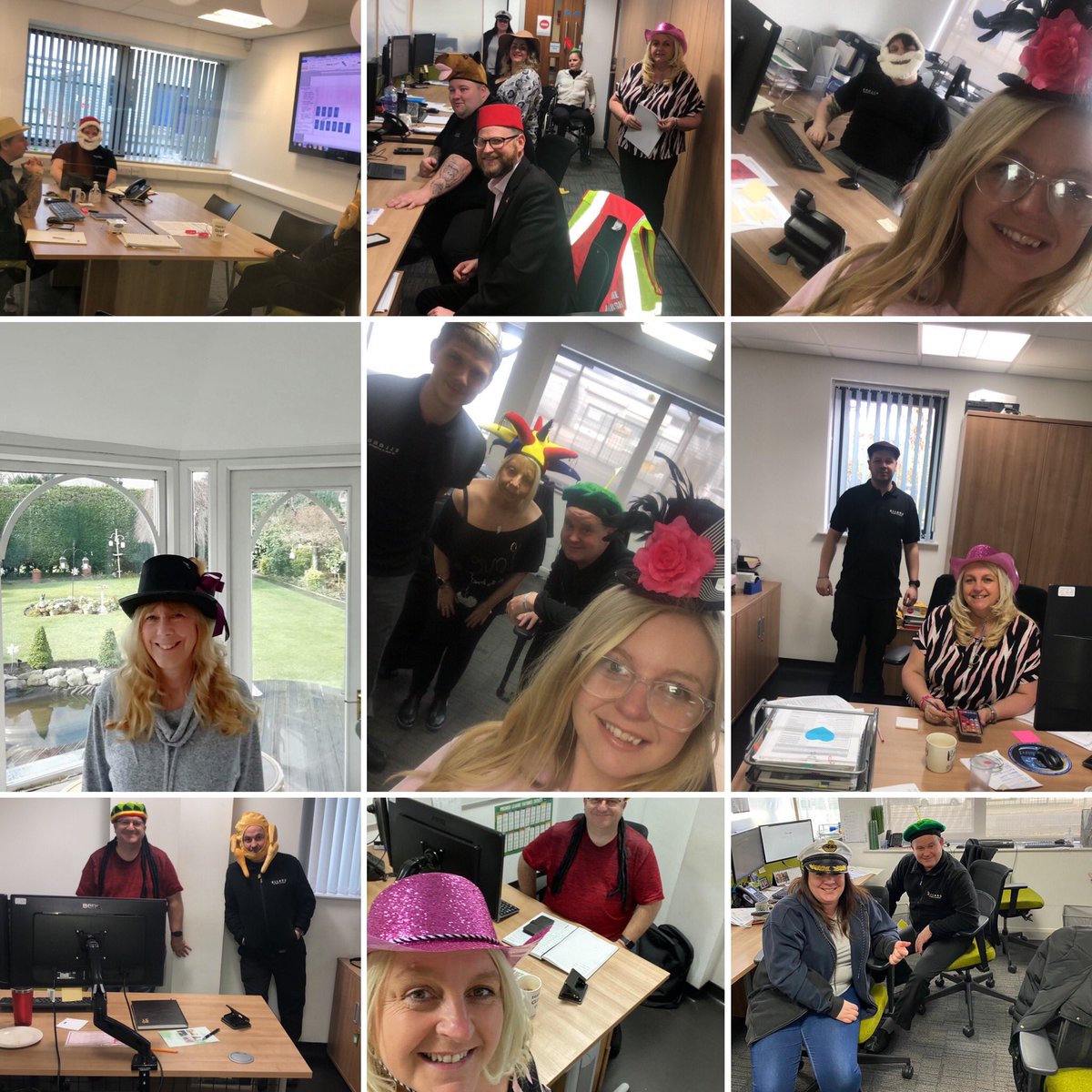 x_danielle27_x's tweet photo. Ellard’s Wear a Hat to work Day 2021 #braintumour #BrainTumourAwarenessMonth #WearAHatDay #WearAHatDay2021 #ellard @braintumourrsch https://t.co/nIE6DxzIiZ