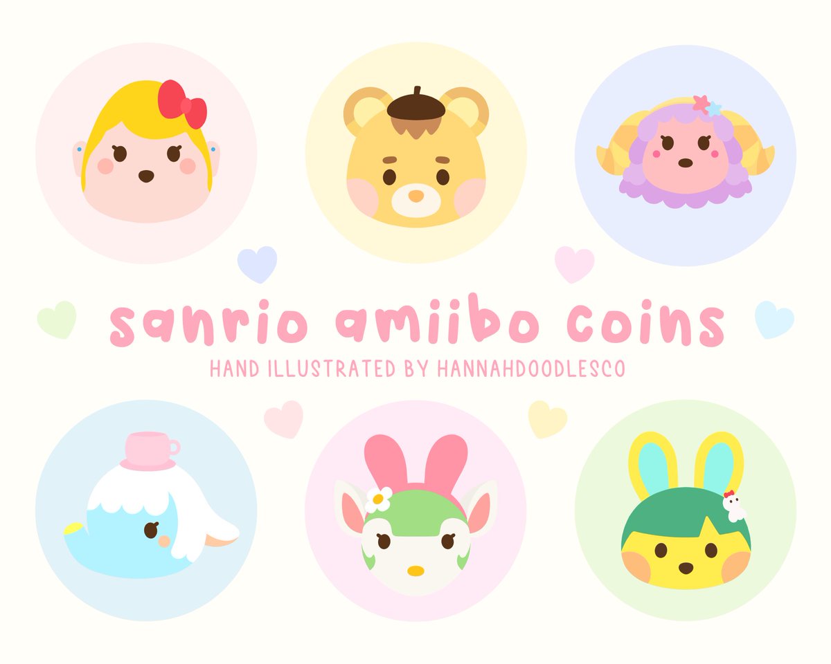 Custom Sanrio Animal Crossing Amiibo Coins