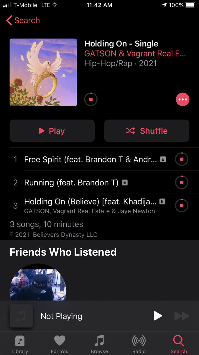 QuanThaPoetNC's tweet image. Holding on EP out now by my guy @IAmGatson go download that project! It’s dope as hell! #HoldingOnEP #Gatson #BelieversDynasty thank you @BelieverDynasty and @pmidnight16 for freeing the man Gat I’m hype as hell! Jamie your growth is crazy! Congratulations on a well rounded EP 🕊