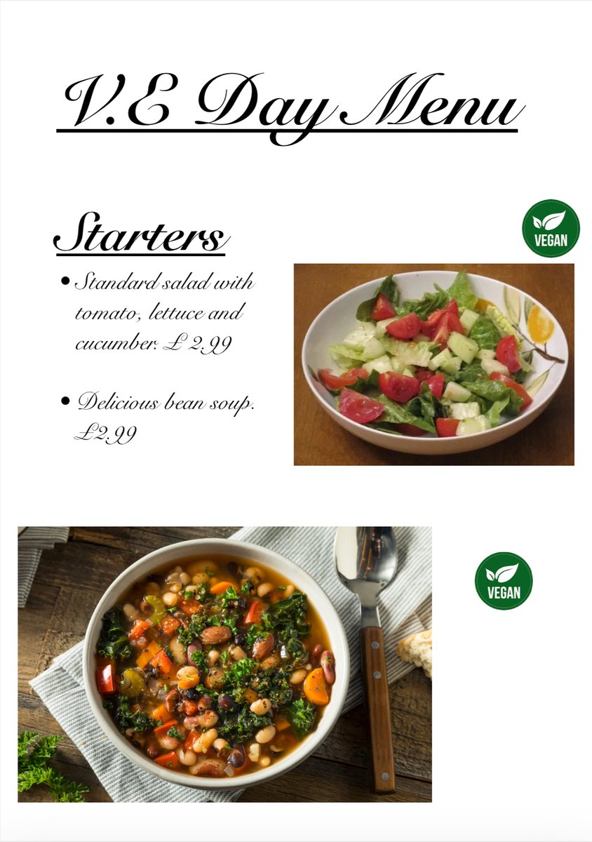 7aPollokshields's tweet photo. Are you hungry? We created these amazing VE Day Menus using our digital literacy skills. Which meal are you choosing? https://t.co/yagRxUtgCp