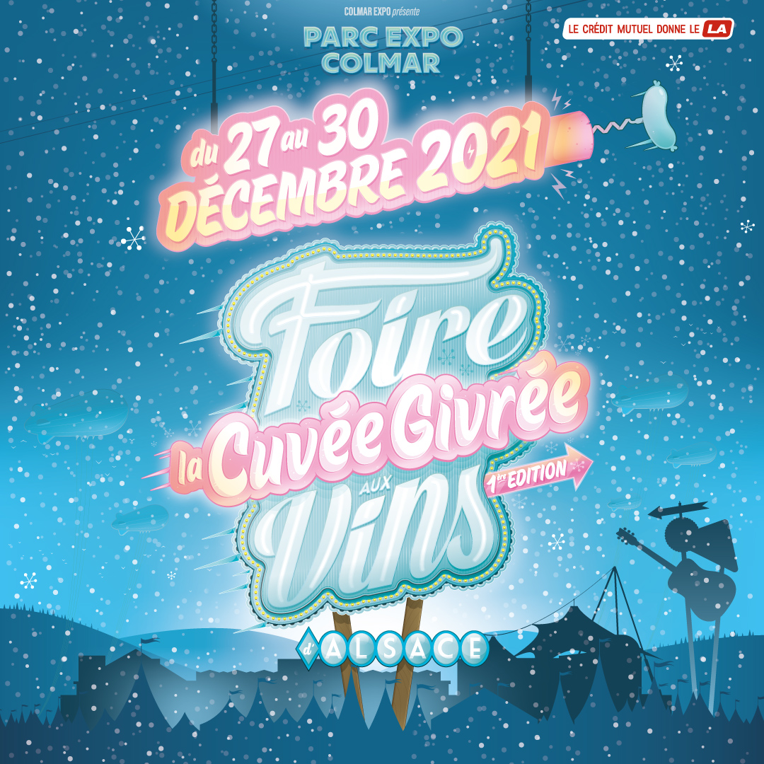FoireColmar's tweet photo. [ Lueur d’espoir et d’optimisme ! ] Lancement, cet hiver, de la Cuvée Givrée de la FAV !
#FAVGcolmar #cuveegivreecolmar #cuveegivreefav #favcuveegivree #favcolmar https://t.co/TAK4IW3vQ0