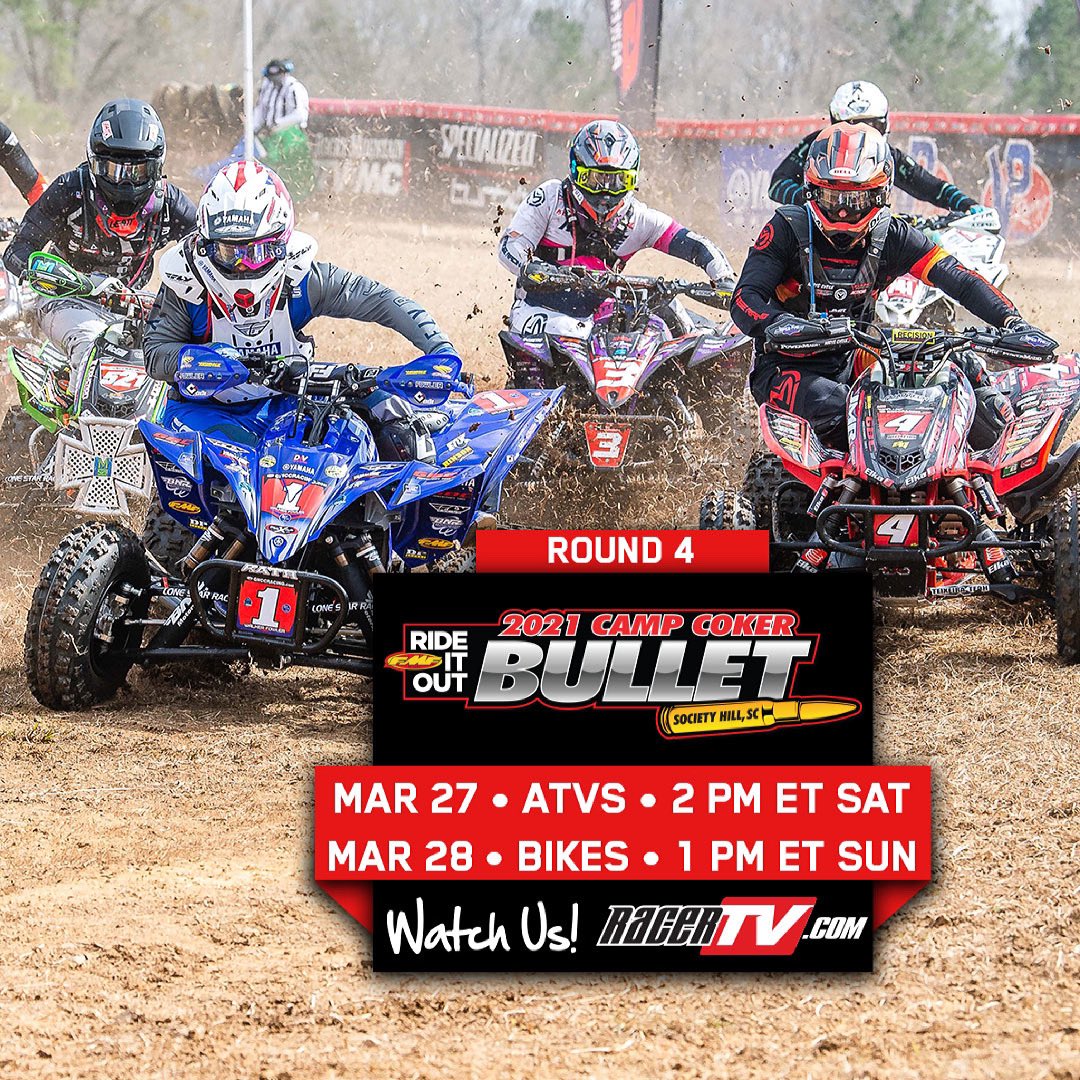 Up next 👉 Round 4️⃣ 🥊 
Watch the <a href="/fmf73/">FMF Racing</a> Camp Coker Bullet GNCC LIVE on RacerTV.com 📺
