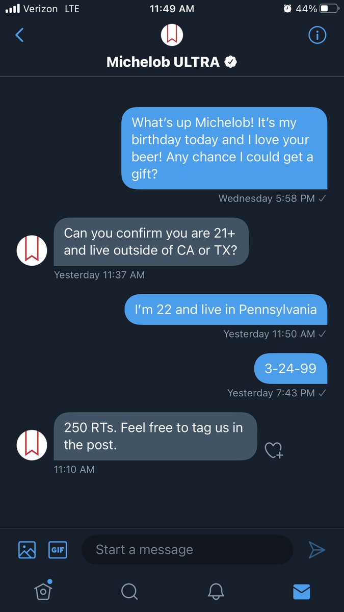 Help me get my birthday gift!! RT AWAY! <a href="/MichelobULTRA/">Michelob ULTRA</a>