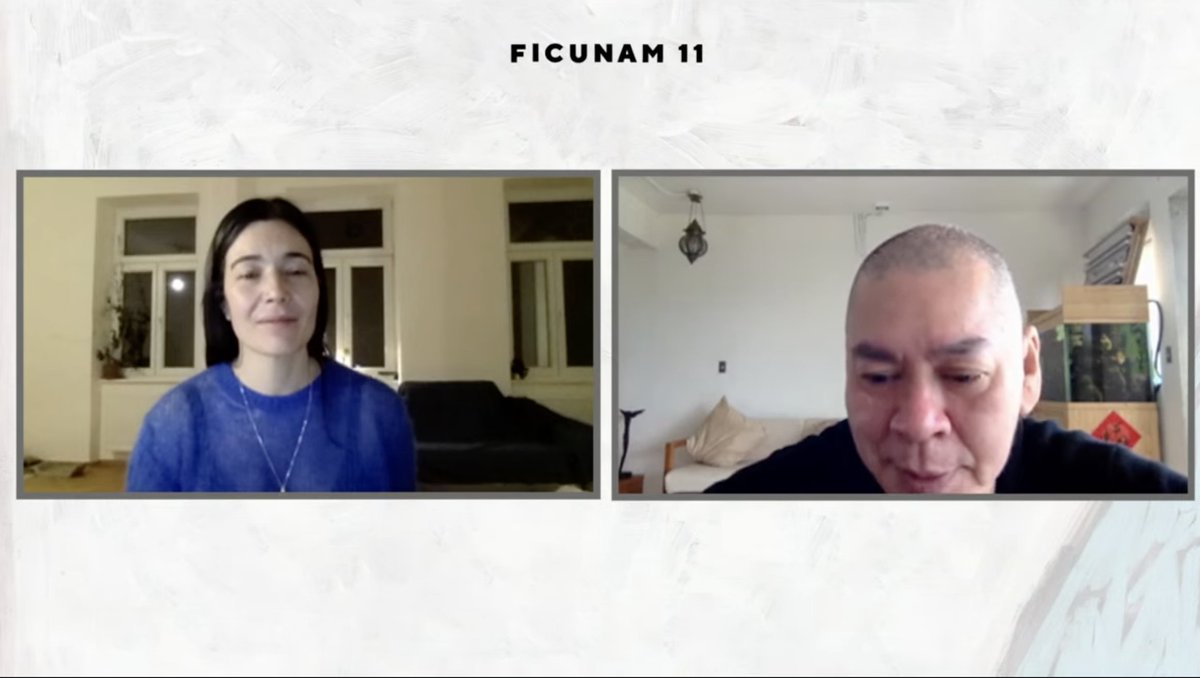 "Los espacios que vemos en mis películas son otro personaje." Tsai Ming-liang en conversación con <a href="/evasangiorgi/">eva sangiorgi</a>, en #CátedraBergman, en el marco de <a href="/FICUNAM/">FICUNAM</a>.   

bit.ly/3vYQq4E

#Bergman10
