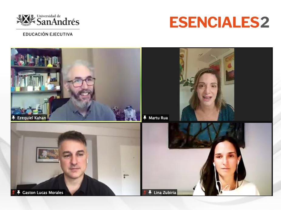 Gracias <a href="/marturua/">Martina Rua</a> <a href="/soyezequiel/">Ezequiel</a> <a href="/LinaZubiria/">Lina Zubiria</a> <a href="/moralesaha/">Gaston Morales</a> por compartir una mañana inspiradora con 120 colegas en Ciclo #Esenciales en <a href="/UdeSA/">Universidad de San Andrés</a>