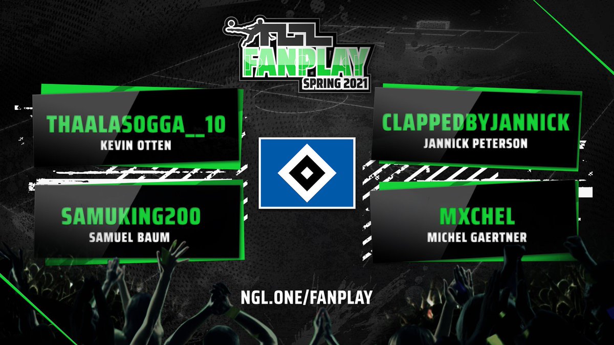 HSVeSports's tweet photo. Das Finale des #NGLFanplay Spring 2021 steht an und die 🔷 ist dabei! Unsere 4 @HSV-Vertreter werden in spannenden Duellen gegen die anderen Clubvertreter antreten. 

Alle Spiele ab 19 Uhr live als Konferenz mit @FifaFunino 👉 https://t.co/bDFMXikNjH

Viel Erfolg! ✊

#nurderHSV https://t.co/5h2WBNgGxV