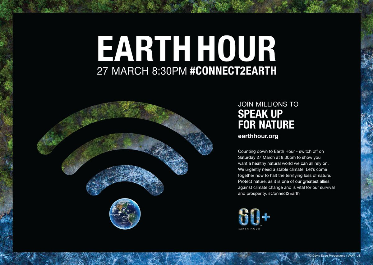 HMHGirl's tweet photo. Every year on the last Saturday of March (that's tomorrow!), millions of people around the world will be switching off their lights for 1 hour to show support for our planet during Earth Hour.

https://t.co/LFKxRilmi3

#environment #climatecrisis #nature #earthhour @earthhour https://t.co/5YEBaWo4DF